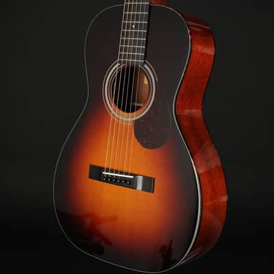 Eastman E1P-DLX-SB Deluxe Electro Acoustic Parlour Guitar with Gig Bag #M2527569 image 2
