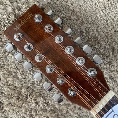 12 String Acoustic Guitar, Spruce Top Body, Mahogany Neck image 6