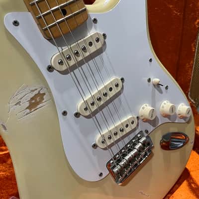 Fender American Vintage '57 Stratocaster 2002 White Blonde image 4