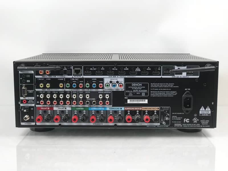 Denon AVR-X2600H 4K UHD AV 7.2 Channel Receiver With Denon AVR-X2600H 4K UHD AV 7.2 Channel Receiver With