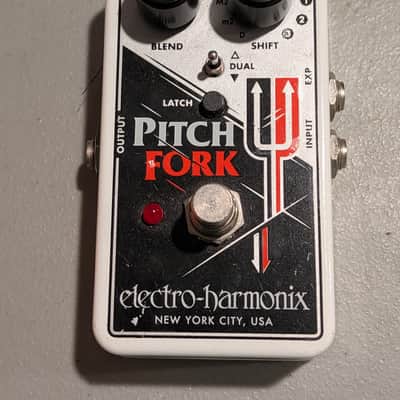 Electro-Harmonix Pitch Fork Polyphonic Pitch Shifter / Harmony Pedal 2014 - Present - Black / White / Red image 1