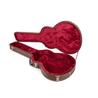 Deluxe Arch Top Wood Case 335 Style Guitars-Brown image 4