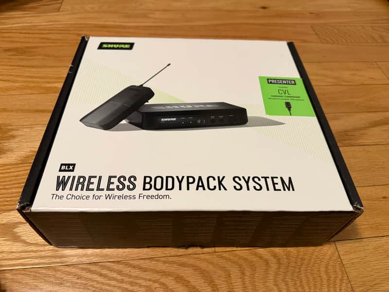 Shure BLX14 Lavalier System with CVL Lavalier microphone H9 band Bild 1