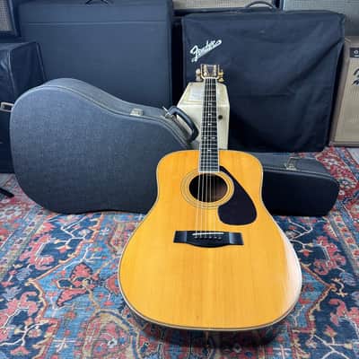 Yamaha L6 Solid Top Dreadnought w/Hard Case - 1982 image 6