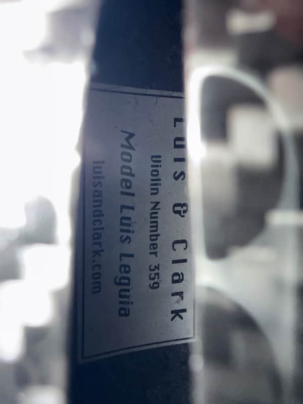 Luis and Clark Carbon Fiber Violin (4/4) image 1