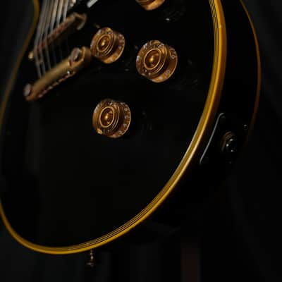 Gibson Custom Shop Historic Collection 2-Pickup '57 Les Paul Custom Black Beauty Reissue 2000 Ebony image 8