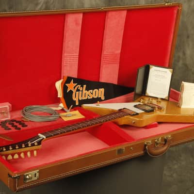 2021 Gibson Collector's Edition 1958 Flying V + Explorer set Korina Murphy Lab PROTOTYPE image 24