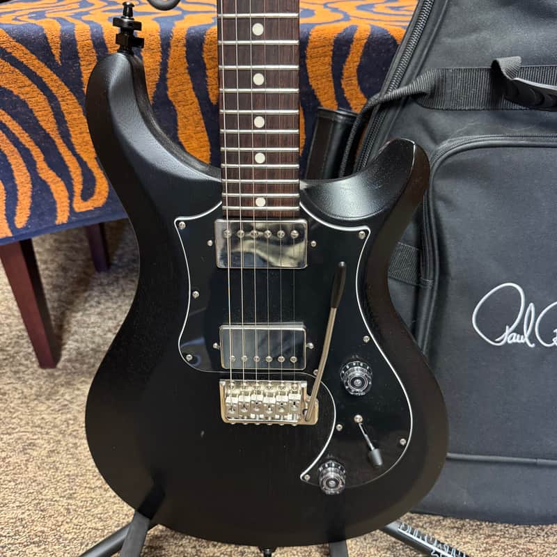 PRS S2 Standard 24 Satin with Pattern Thin Neck Profile 2023 Charcoal image 1