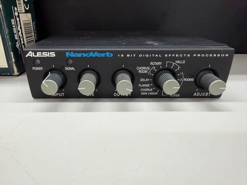 Alesis Nanoverb 18-Bit Digital Effects Processor With Box. 1990s