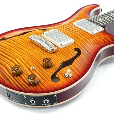 PRS Hollowbody II Piezo Dark Cherry Sunburst image 10