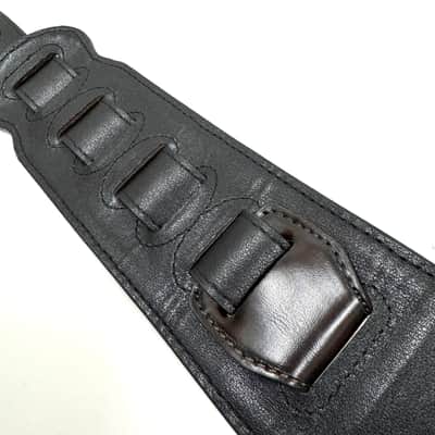 Walker & Williams LIP-05 Matte Copper Carved Leather Spade Cut Strap with Tooled Cross and Thorns image 9