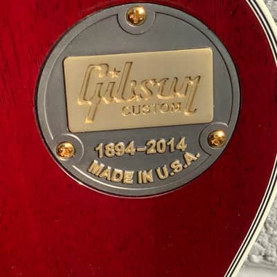 Gibson CustomShop, Les Paul Custom III, Translucent Red, 2010s image 7