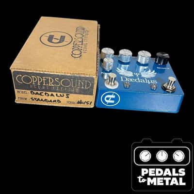 Coppersound Pedals Daedalus Dual Reverb with Expression 2016 - Present - Blue - X16061 image 2
