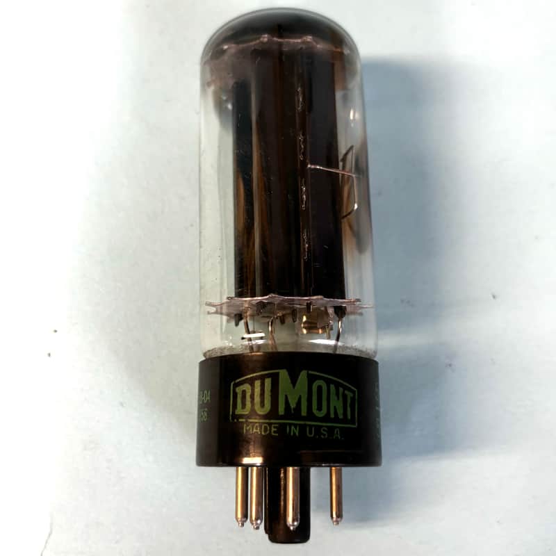 1968 Dumont 5U4GB Vintage 1950s Black Plate Rectifier Tube! T369 image 1