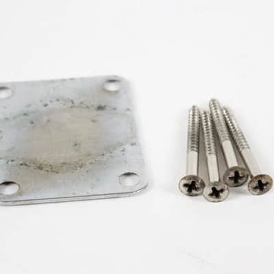 1954 Vintage Fender Telecaster 4-Bolt NECKPLATE USA Tele 1950s image 3