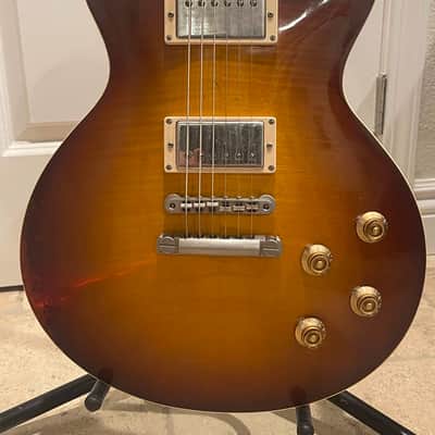 Eastman SB59/v-GB Antique Varnish Series Solid Body Single Cutaway 2010s - Goldburst image 2