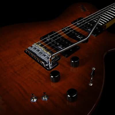 Godin 028672 xtSA  - Synth Access - 3 Voice  Light Burst Flame - Electric Guitar Made In Canada image 3