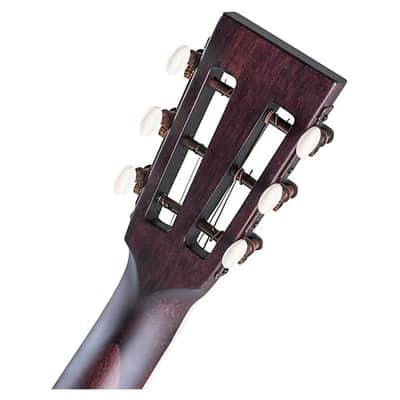 Washburn Victorian Parlor Acoustic Guitar, Vintage Brown image 6