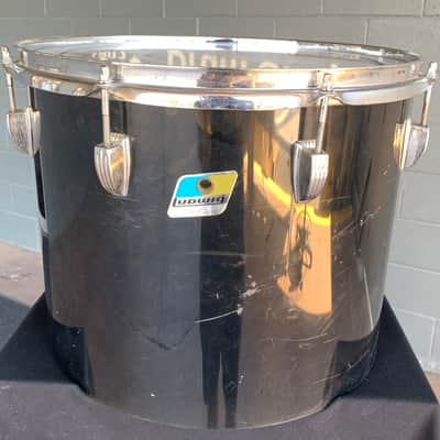 70's Ludwig Smoke Vistalite 12x15" Concert Tom image 2