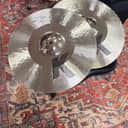 Zildjian 14.25" K Custom Hybrid Hi-Hat Cymbals (Pair) 2008 - Present - Traditional / Brilliant