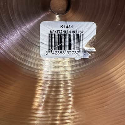 Zildjian K Series 14” Fat Hats Hi-Hats (Top & Bottom) – Made in USA – Matched Pair image 5