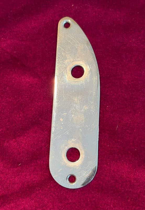 1968 Fender Telecaster Bass Chrome Control Plate image 1