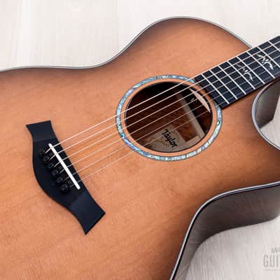2024 Taylor Custom Grand Auditorium Acoustic Electric Guitar Western Red Cedar + Indian Rosewood image 7