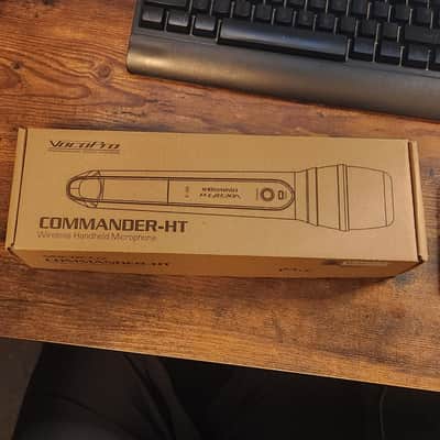 VocoPro Commander HT-3 Wireless Microphone / PR-34 Reciever 2020s - Matte Black and Grey and Silver image 5