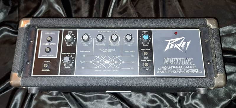 Peavey Century 200H Bass Gitarre 1980er - Schwarz - Peavy TOP image 1