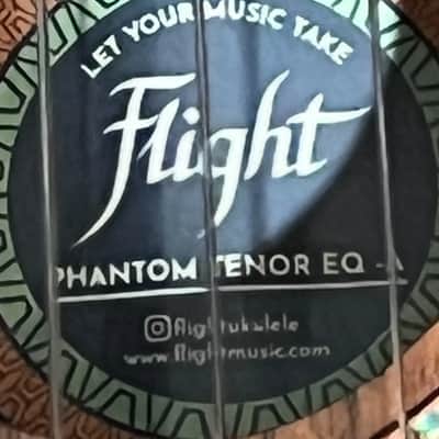 Flight Phantom EQ-A Tenor Ukulele Used/Mint image 14