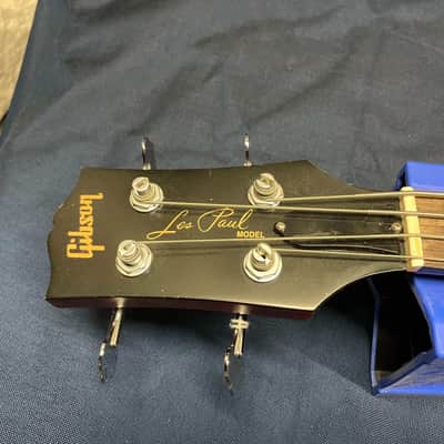 Gibson Lefty Left-Handed Les Paul Junior Tribute Double Cut DC 4-string Bass with Gig Bag 2022 image 9