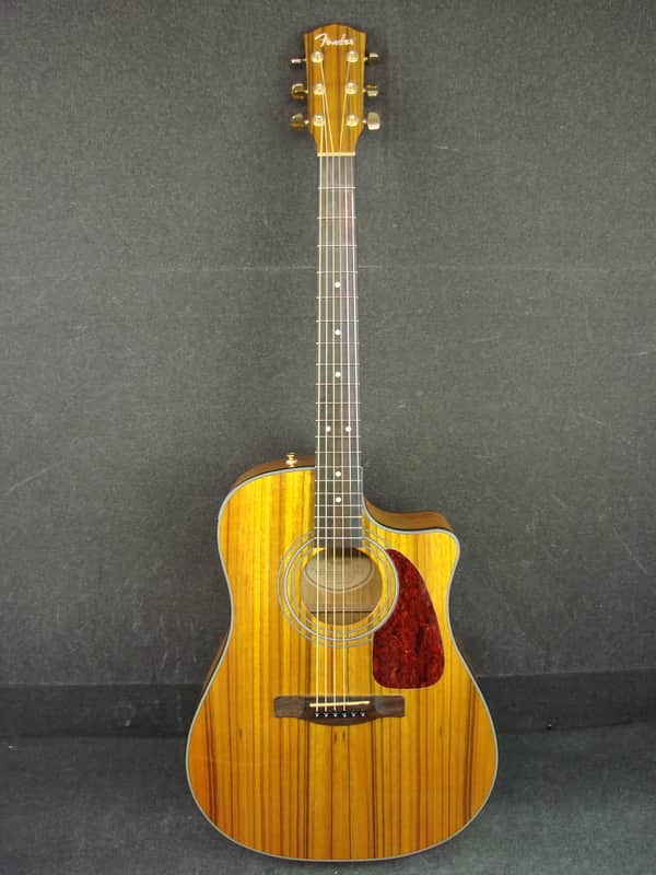 Fender CD220CE Dreadnought Acoustic Electric Guitar Natural | Reverb