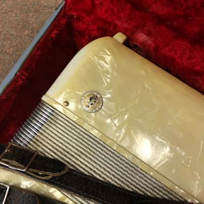Petosa 1956 Petite Accordion with Original Case Made in Italy image 9