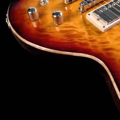 Luthier made semihollow guitar 2026 - Red cherry sunburst image 6