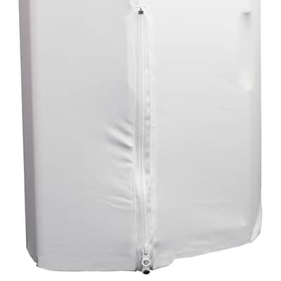 2 Rockville White 15" PA DJ Speaker Covers+Scrims+Stands+Lights 4 Wedding Church image 11