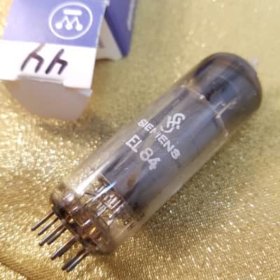 Siemens 2% Tight Matched Pair (2) EL84 6BQ5 tNOS AT1000 TESTED Vacuum Tubes ? beam power pentode 1953-1970 image 2
