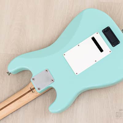 1996 Fender Stratocaster ST-Champ10 ST-CH-435 Mini Electric Guitar Sonic Blue w/ Built-In Speaker, Japan MIJ image 11