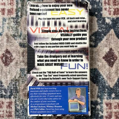 Roland GR-33 VHS Video Owners Manual w/ Time Stamps! image 2