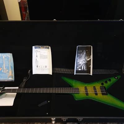 Washburn USA Custom Shop Dimebag Darrell DB2000 Dime gift GWAR Artist Signed RARE Bass Guitar D3 image 1