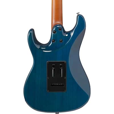 Mint Ibanez AZ22S1 Standard Electric Guitar - Transparent Turquoise Burst image 7
