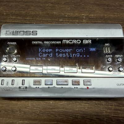Boss Micro BR Digital Recorder 2000s - Silver / Black image 5