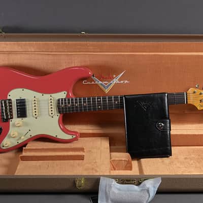 Fender Custom Shop Stratocaster 1962 Journeyman Relic HSS Fiesta Red image 2