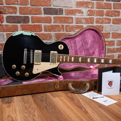 Gibson Custom Shop Les Paul Standard GC '60 Aged Black Over Frost Blue 2016 w/OHSC image 2