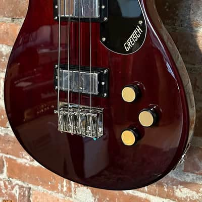 New Gretsch Streamliner Jet Club Bass - Walnut Stain, Be Happy, Shop Indie! image 1