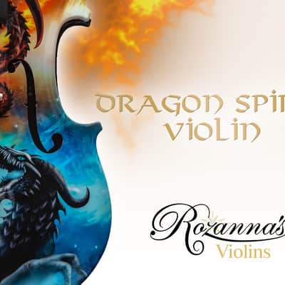 Dragon Spirit Violin 3/4 w crystal fine tuners bow case rosin strings set up image 6