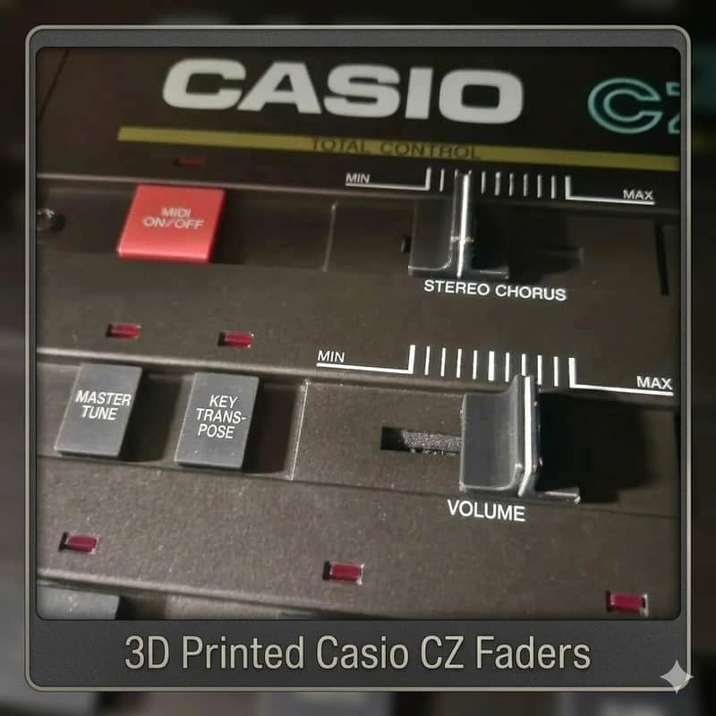 2-pack Faders - Casio CZ-1, CZ-5000, CZ-3000 image 1
