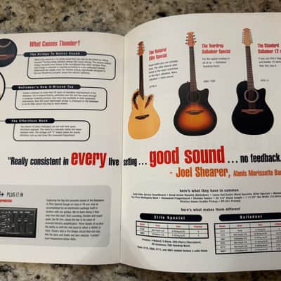 Ovation Catalog 1999 1865 Al Di Meola elite 12 string legend nylon 1863 1867 special balladeer celebrity deluxe cs257 CC01 CC-026 long neck mandolin bass Trekker Viper image 10