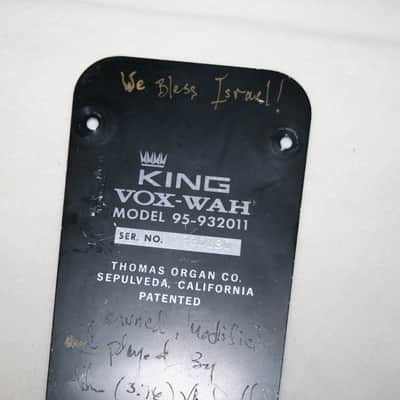 Vintage Original Landgraff Custom Wah Guitar Pedal Owned Modified Played by John 3:16 1970's Vox image 8