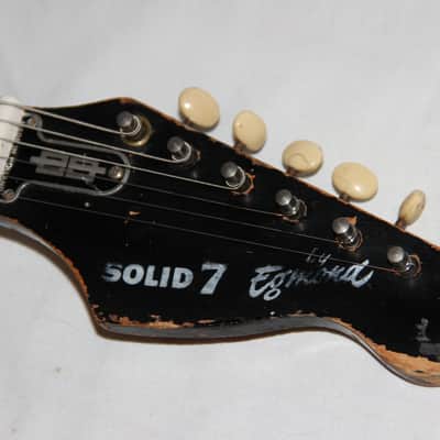 Egmond Solid 7 1963 Sunburst Very cool BEATLES! Made in Holland image 16