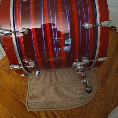 Tama Starclassic 22x16 Walnut/Birch Bass Drum - Phantasm Oyster image 7